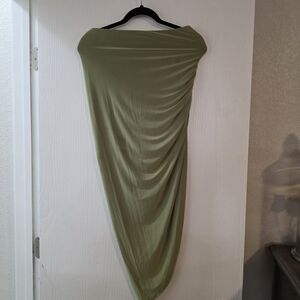 Elegant Olive Green Women's Skirt